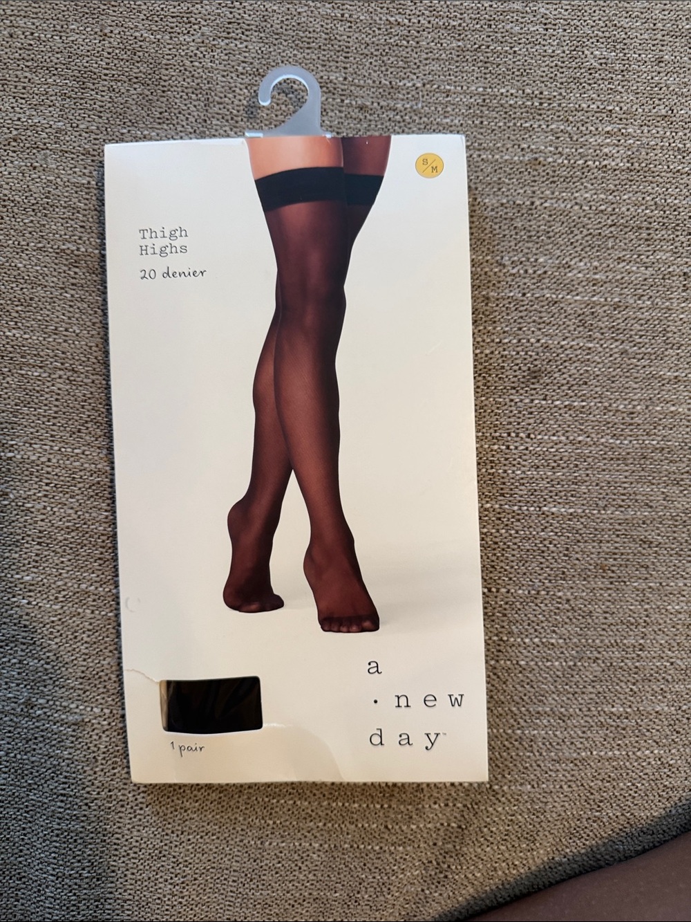 a new day Black Thigh Highs 20 Denier